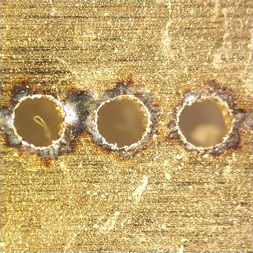 Exemple 3 Laiton ép. 1 mm découpe laser fibre 